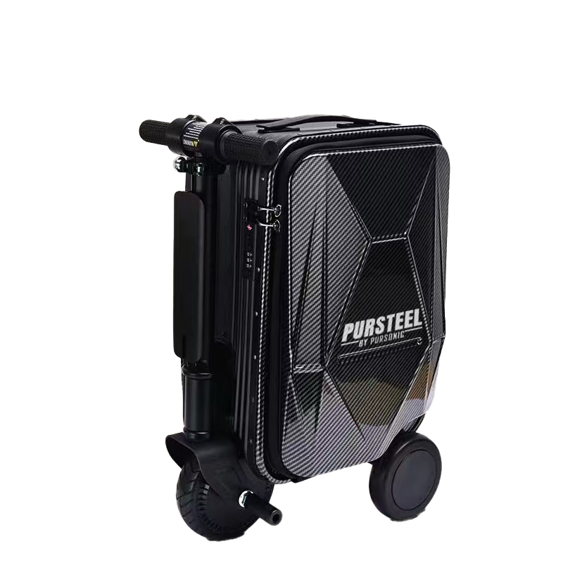 Pursteel Electric Ride-On Luggage – Smart Travel with Speed, Storage & Style by Pursonic