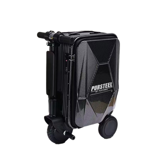 Pursteel Electric Ride-On Luggage – Smart Travel with Speed, Storage & Style by Pursonic