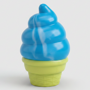 Blue Creamy Ice Cream Cone Squishy (Slow Rising Squish)