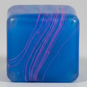 Blue vs Purple Swirl Squeeze Cube (Super Slow-Rising Squish)