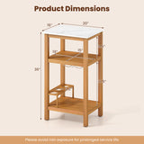 Patio Acacia Wood Storage Cabinet Patio Buffet Cabinet Bar Table