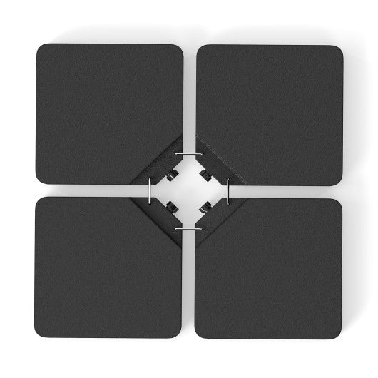 Patio Offset Umbrella Base with Easy-Fill Spouts