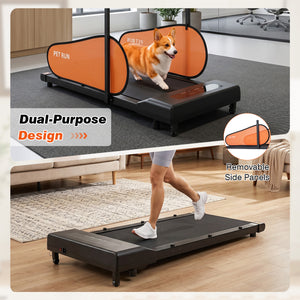 Pet Treadmill for Small & Medium Dogs with LED Display and Adjustable Speed-Black