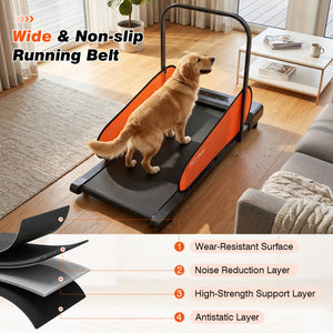 Pet Treadmill for Small & Medium Dogs with LED Display and Adjustable Speed-Black
