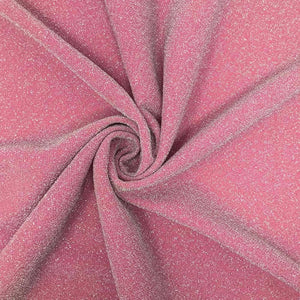Petite Fit Hyper Pink Shimmer Collared Sleeveless Jumpsuit [Sizes SM-1X]