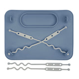 Busy Baby Mat with Toy Straps PEWTER