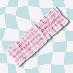 Pretty Seersucker Spa Headbands | Cozy Hair Bands For Makeup and Skincare