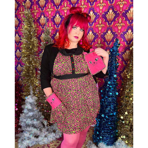 Pink Leopard Apron | Cooking Baking Cotton Kitchen Tools Essentials | Gift for Her