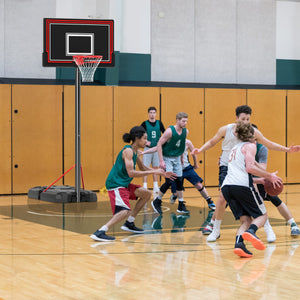 Portable Basketball Hoop with 7.5-10 FT Height Adjustable