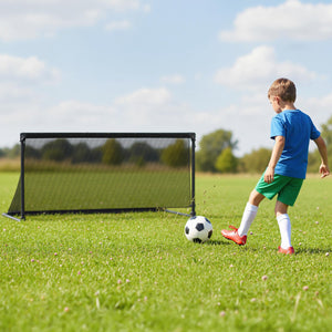 Portable POP Up Toddler Soccer Net with Metal Frame-M