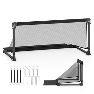 Portable POP Up Toddler Soccer Net with Metal Frame-S