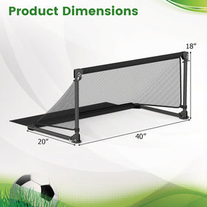 Portable POP Up Toddler Soccer Net with Metal Frame-S