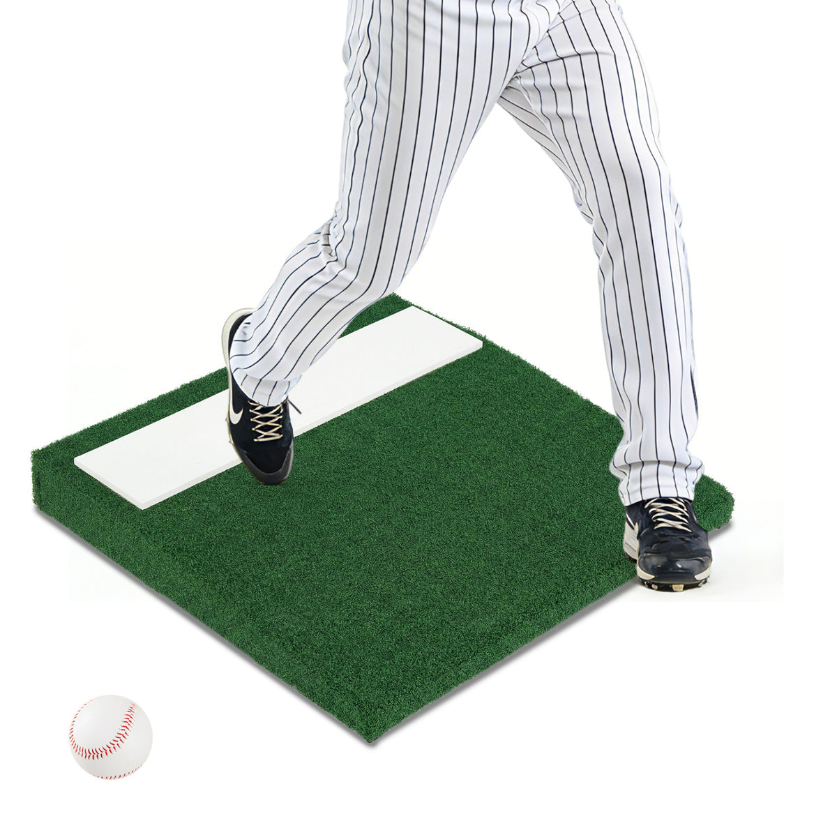 Portable Pitching Mound with Baseball Pitching EVA Carry Handle