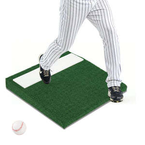 Portable Pitching Mound with Baseball Pitching EVA Carry Handle