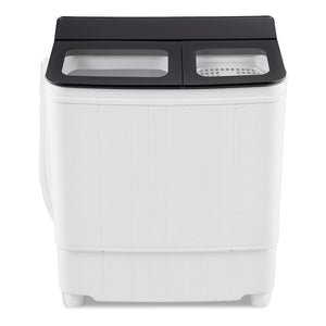 Portable Washing Machine 18 lbs Mini Laundry Machine with 11 LBS Washer-Grey