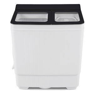 Portable Washing Machine with 18 LBS Washer and 8 LBS Spinner Combo-Black