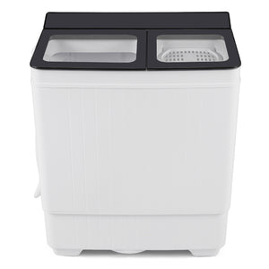 Portable Washing Machine with 18 LBS Washer and 8 LBS Spinner Combo-Gray