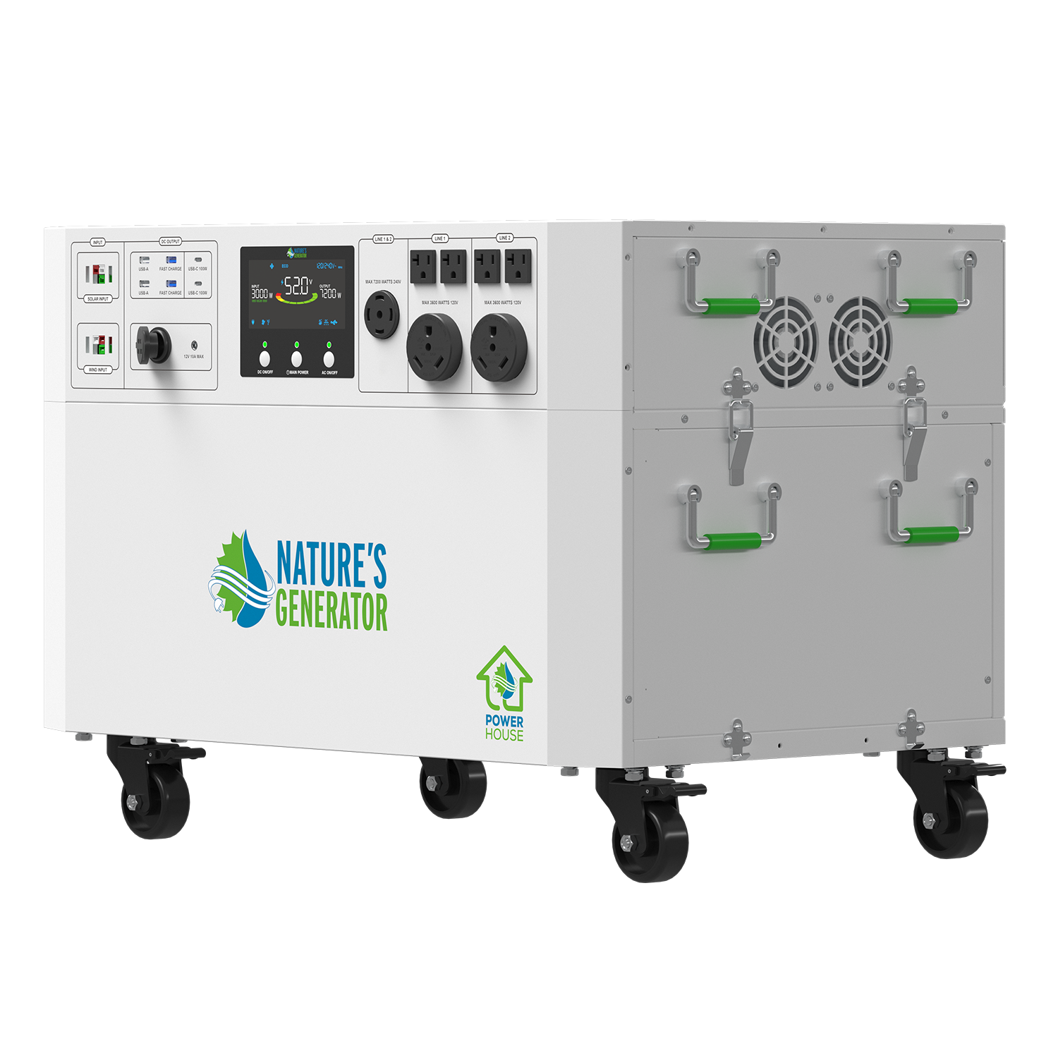 Powerhouse Gen 2 Solar Generator and Transfer Switch
