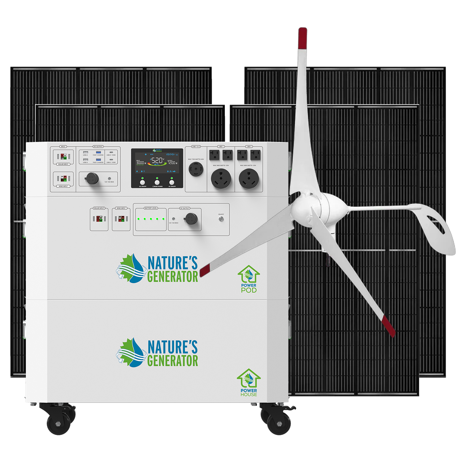 Powerhouse Gen 2 Solar and Wind Generator