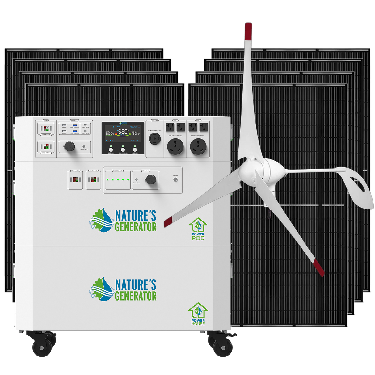 Powerhouse Gen 2 Solar and Wind Generator