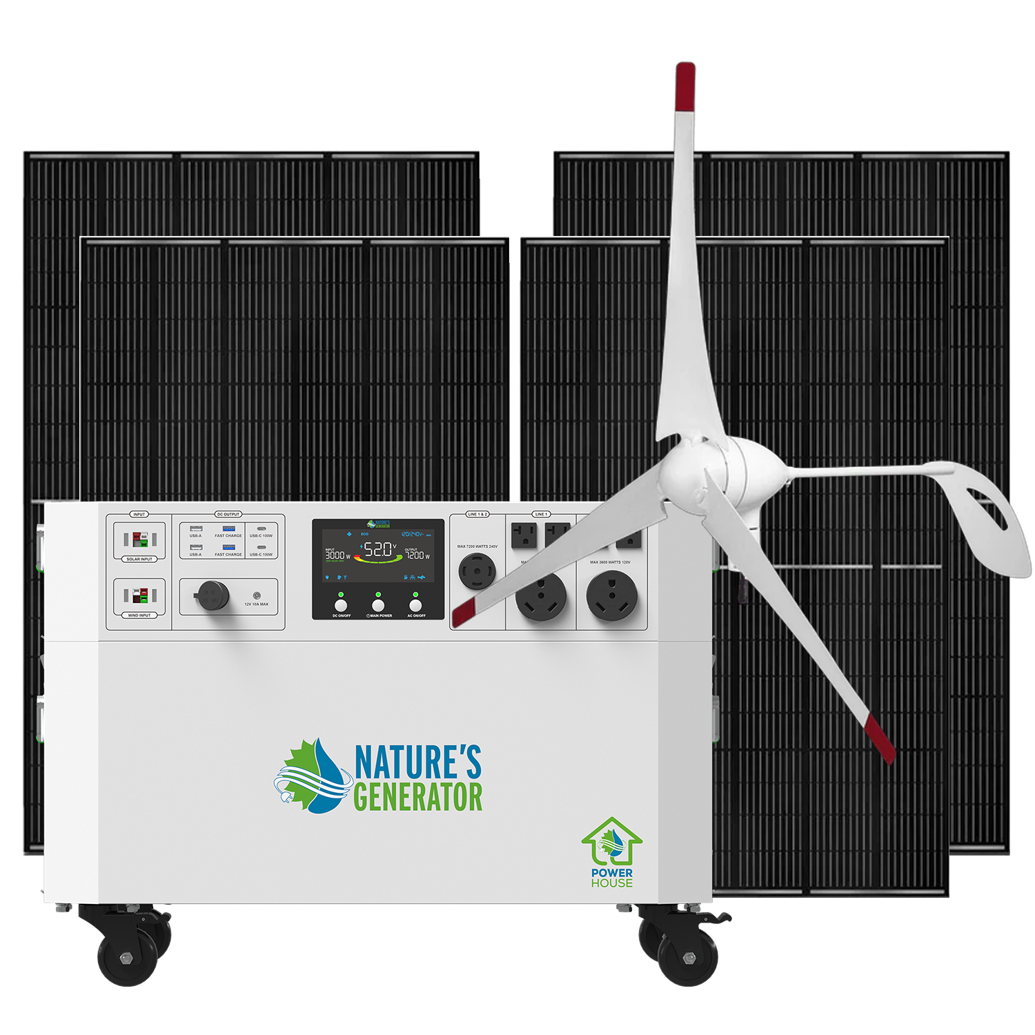 Powerhouse Gen 2 Solar and Wind Generator