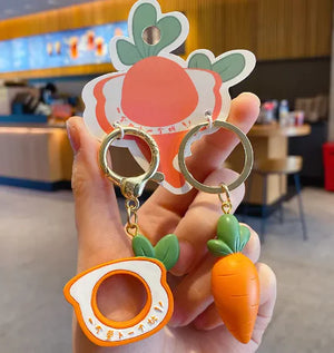 Couple A Pair Of Buckles Creative Keychain