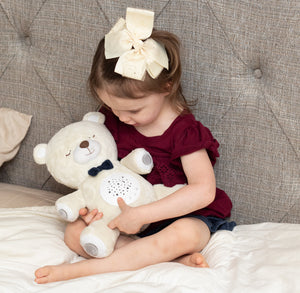 Lumipets Bear with Sound  Nursery Night Light & Sound Soother for Babies