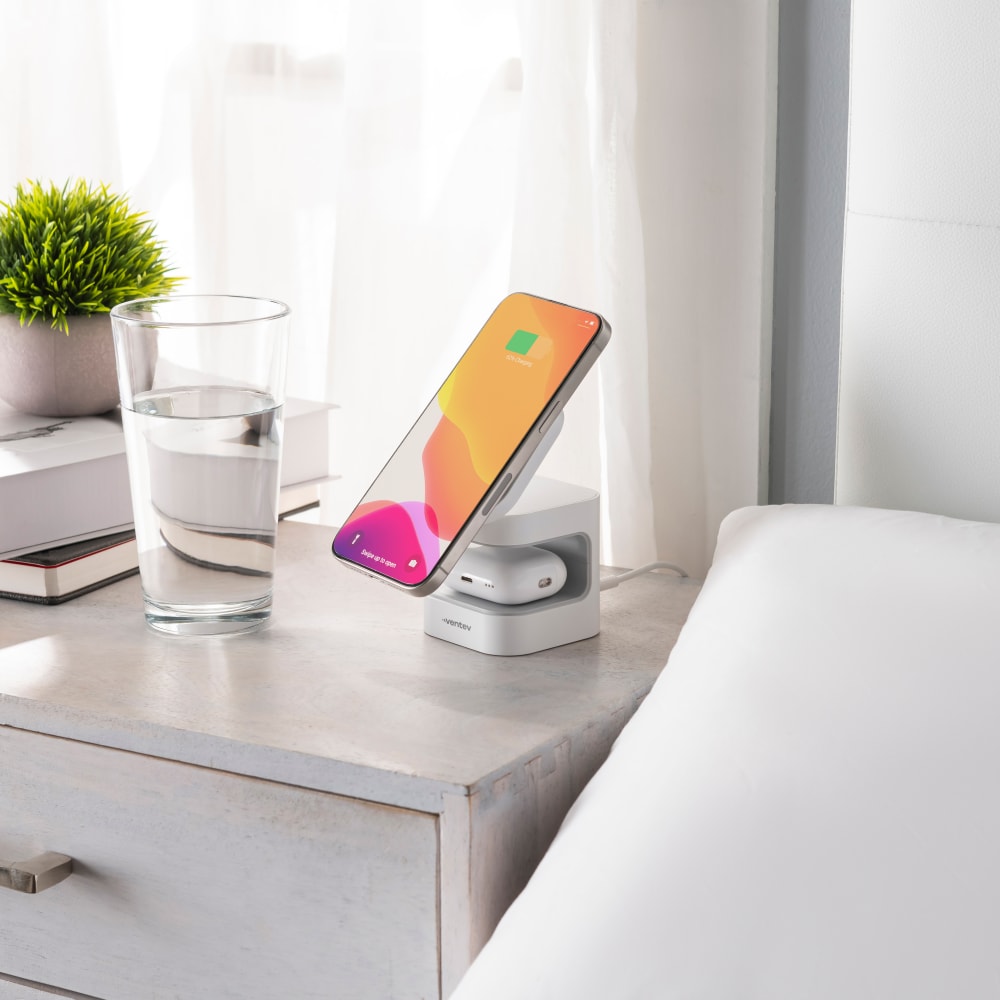 Ventev 15W Qi2 Wireless Charging Cube 2-in-1 by Ventev