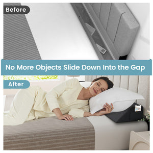 Bed Wedge Pillow with Storage Bag-Full Size