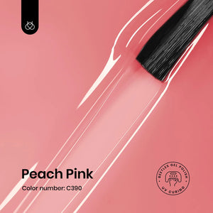 Beetles Nude Pink Gel Nail Polish, 15ml Pink Gel Polish Jelly Nude Color Translucent Nail Gel Soak Off U v LED Nail Lamp Sheer Gel Polish Nail Art Gel Gift for Girls and Women Peach Pink 0.51 Fl Oz (Pack of 1)