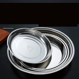 Stainless Steel Tableware Dinner Plate