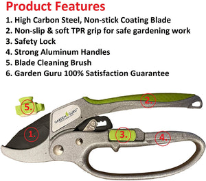 Ratchet Clippers Deluxe by Garden Guru