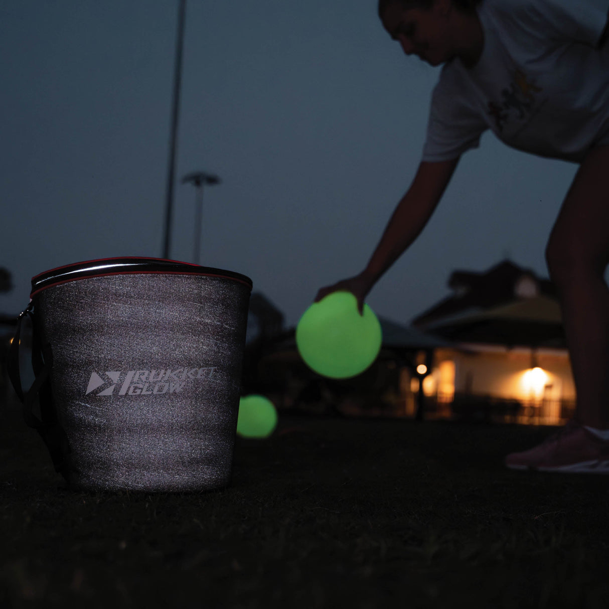 Rukket Glow-in-the-Dark Dodgeball Set with Quick Charger