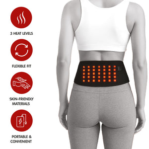 Full-Body Red & Infrared Light Therapy Recovery System – Targeted Wraps for Neck, Shoulder, Back, Knee & Elbow Pain Relief