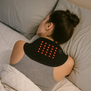 Total Neck & Face Rejuvenation: Pursonic Red Light Therapy Neck Wrap & 7-in-1 Sculpting Wand