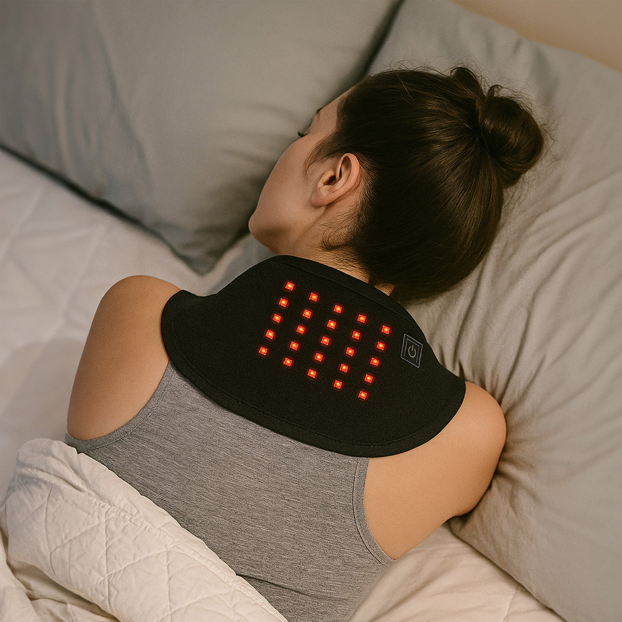 Ultimate Recovery & Radiance: Pursonic Red Light Therapy Neck Wrap & 7-in-1 LED Face Mask