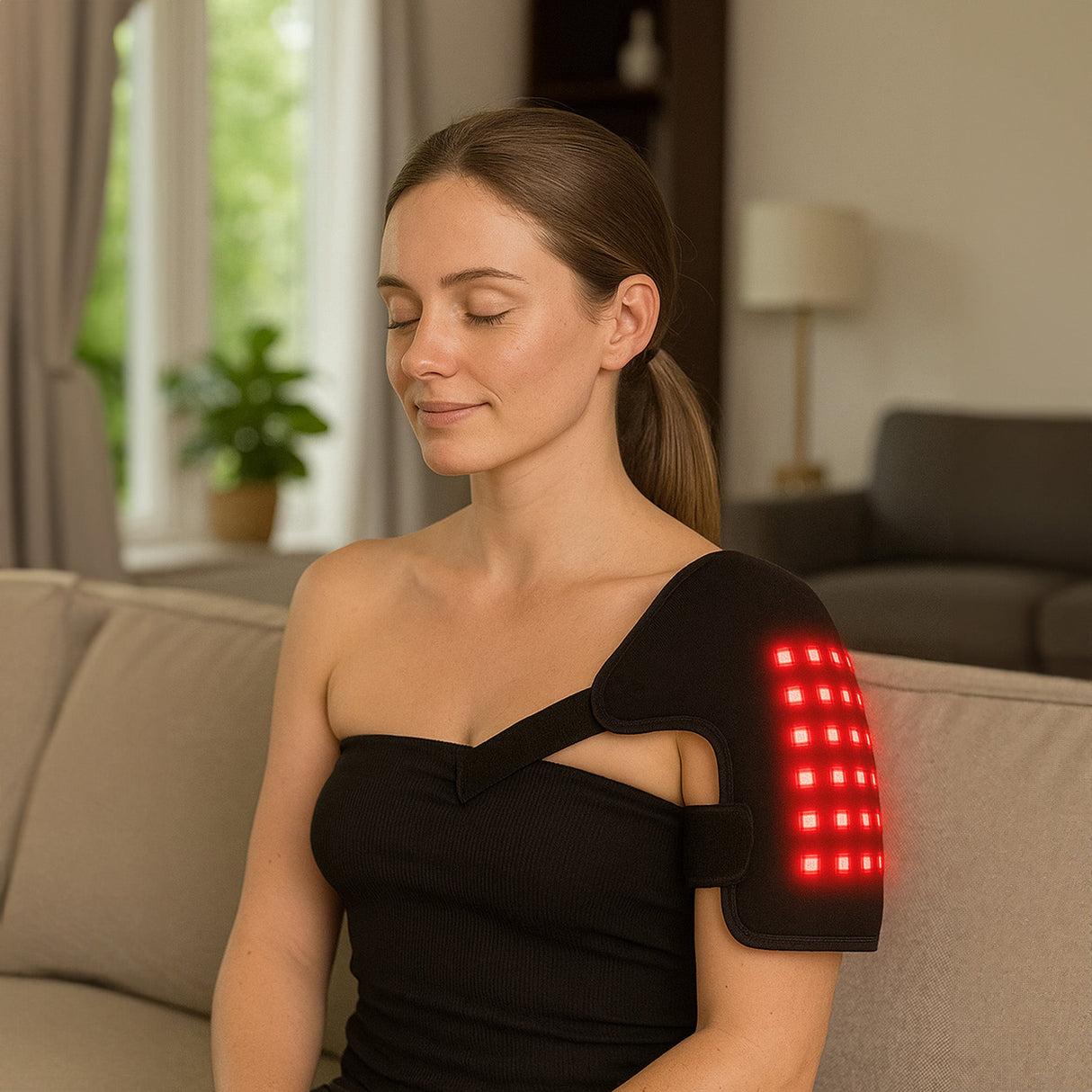 Pursonic Red Light Therapy Shoulder Pad – Targeted Relief for Pain, Stiffness & Recovery