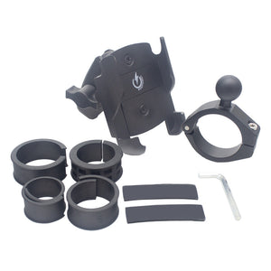 Large Metal Phone Mount with 2" handlebar Bracket by GloDea