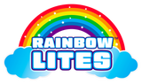 Rainbow Lites Puppy Dog Glow Plush LED Night Light Up Stuffed Animal 2 Pack Set