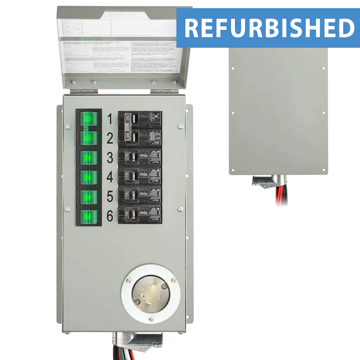 Refurbished - Nature's Generator 120V/240V 30A 6-Circuit Manual Transfer Switch