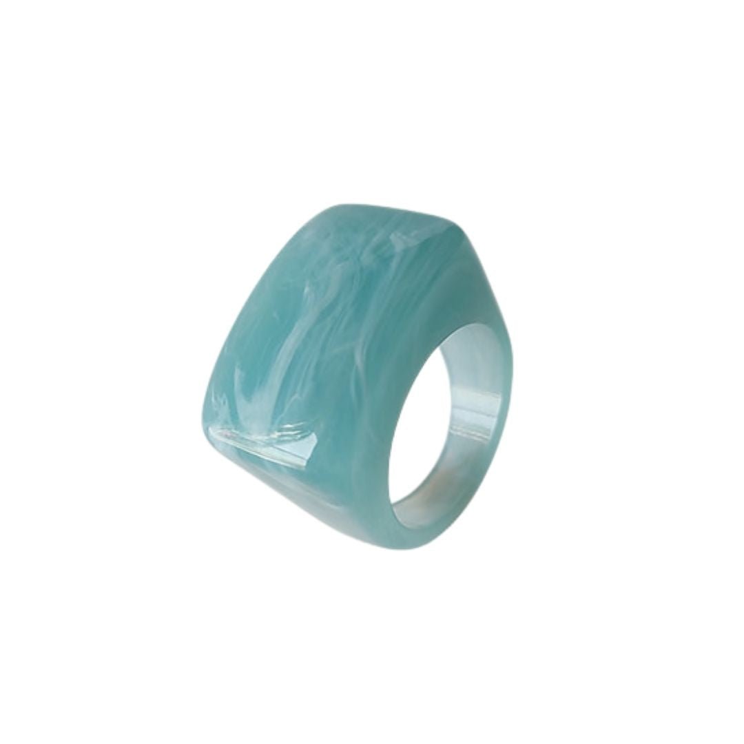 Resin Swirl Statement Ring (7 Colorways)