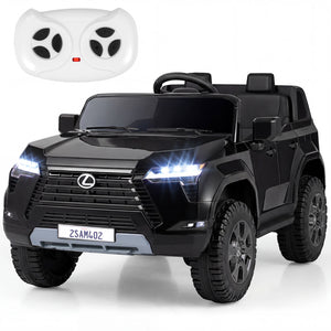 Ride on Car 24V 4WD Licensed LEXUS GX550 Electric Vehicle with Remote for Boys Girls Aged 3+-Black