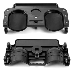 Rolling Knee Creeper with 360Â° Swivel Casters Lightweight Kneeling Pads-Black