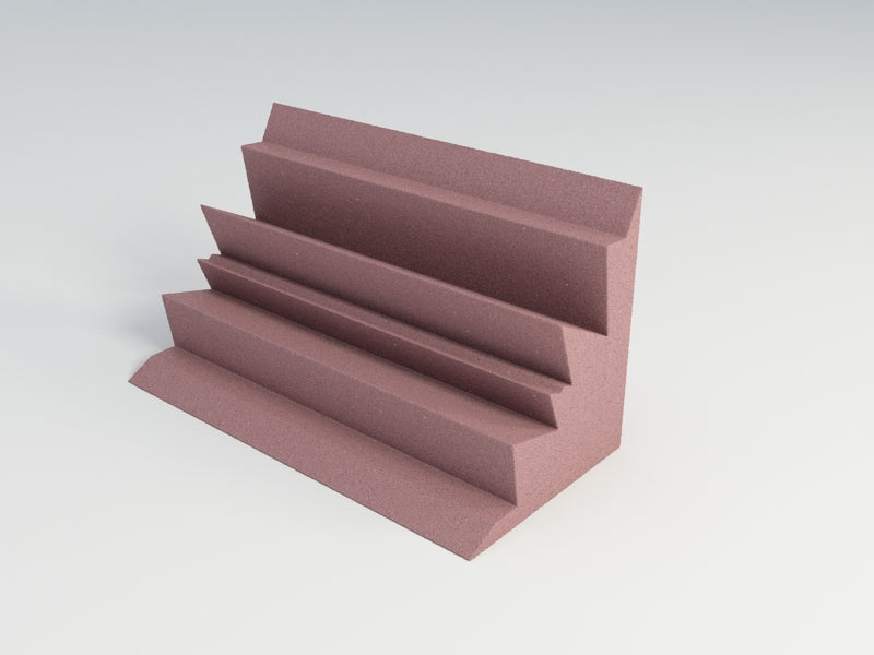 Acoustic Foam Bass Traps - 12x12x24 Inch - 13 Color Options