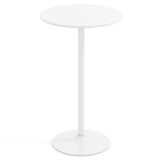 Round Bistro Table 40 Inch Bar Height Tall Coffee Cocktail Table-Set of 1