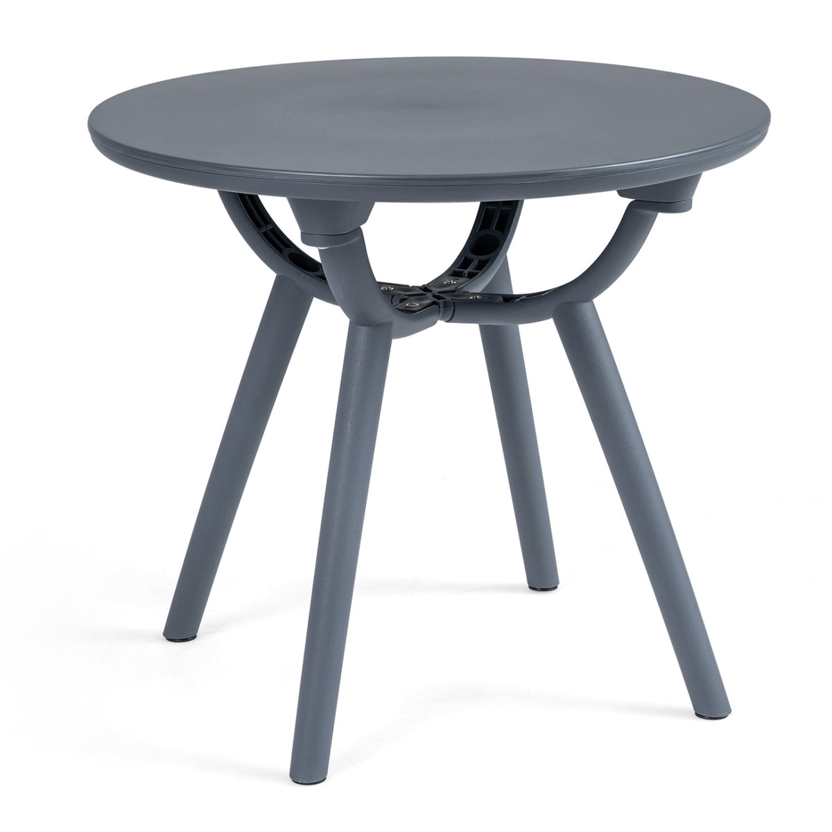 Round Patio Storage Side Table for Poolside and Balcony-1 piece