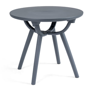 Round Patio Storage Side Table for Poolside and Balcony-1 piece