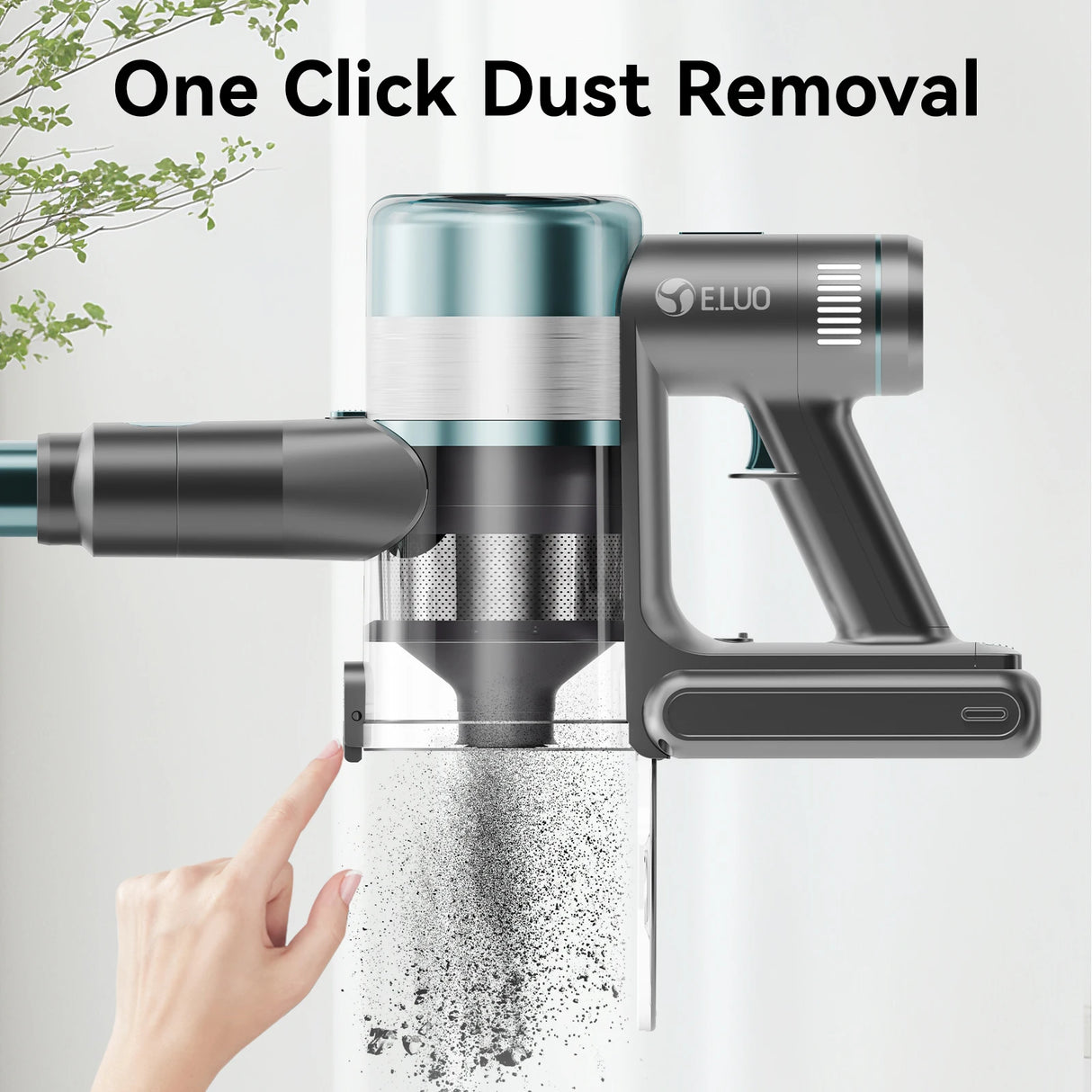 400W/≥28Kpa Cordless Vacuum Cleaner,Stick Vacuum with Touch Screen, Max 60 Mins Runtime,Wireless Vacuum Cleaners for Home,Anti-