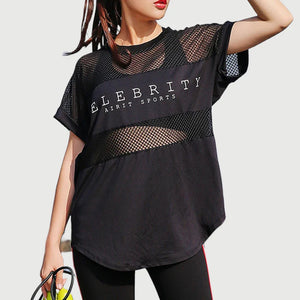 Plus Size Women's Lightweight Breathable Workout Shirts