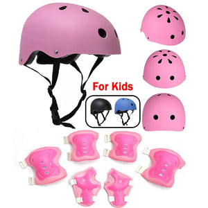 Breathable & Shock-Absorbing Knee Pads & Helmet